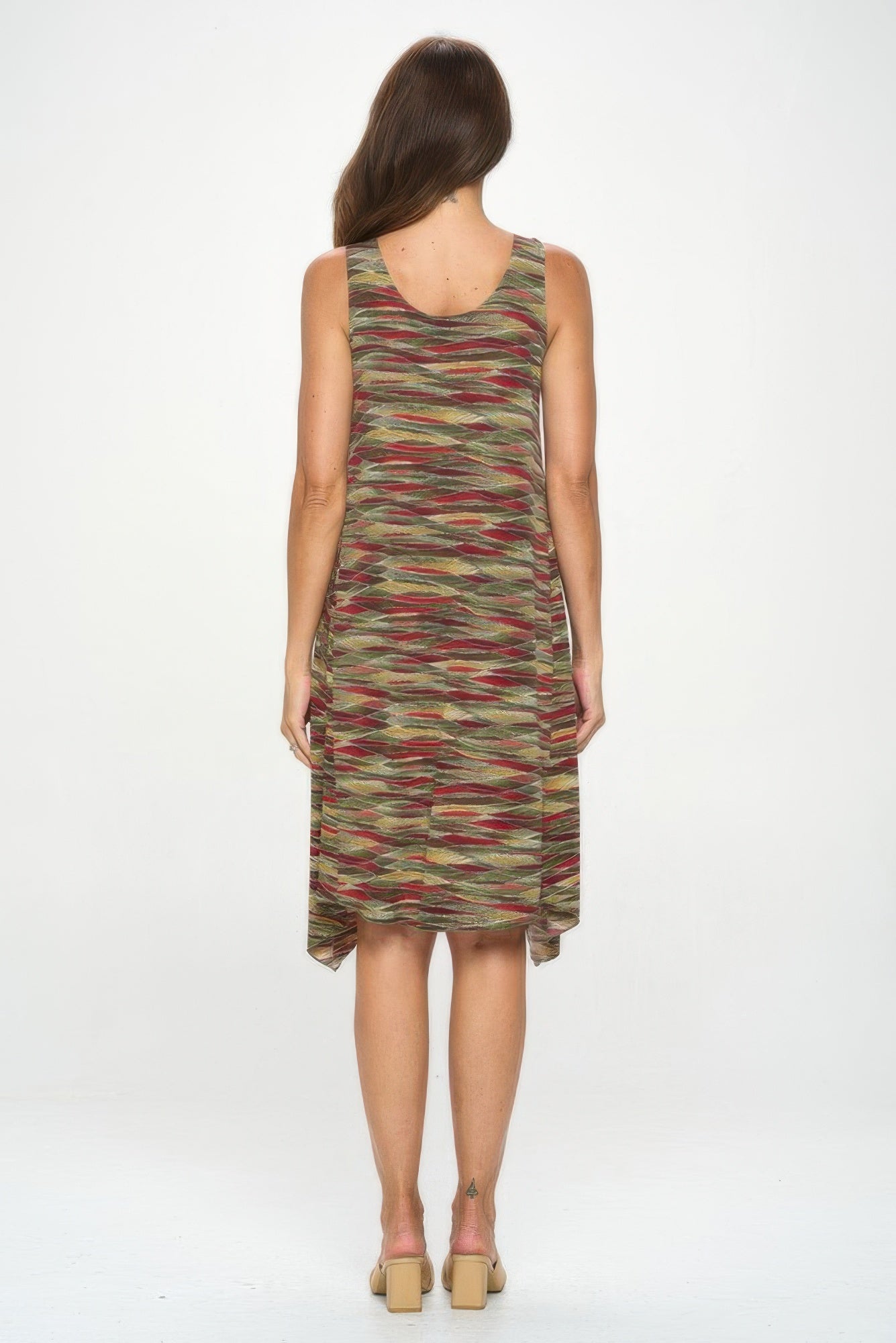 Hit Diamond Side Tank Dress