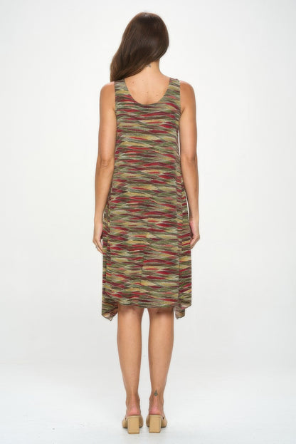 Hit Diamond Side Tank Dress