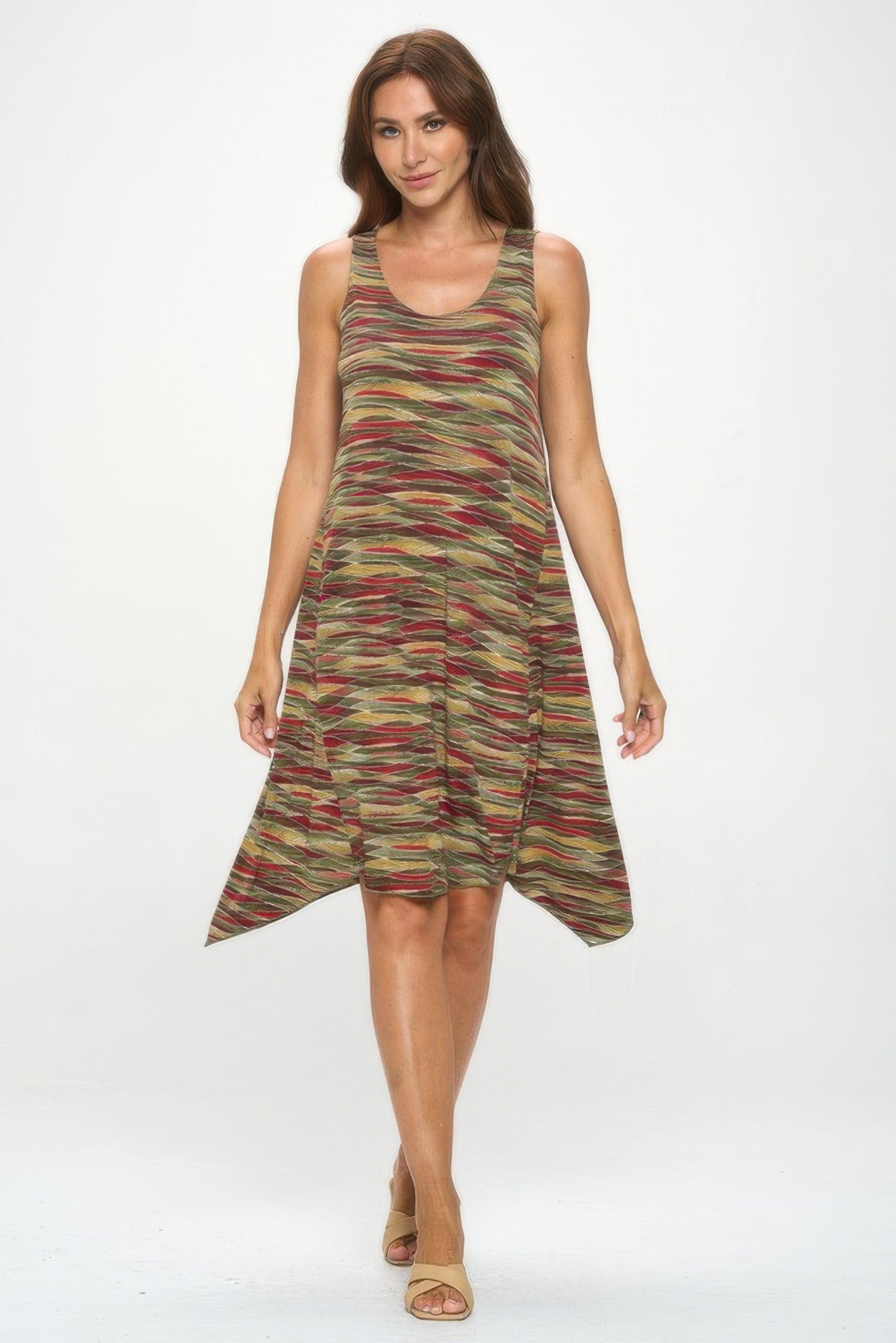 Hit Diamond Side Tank Dress