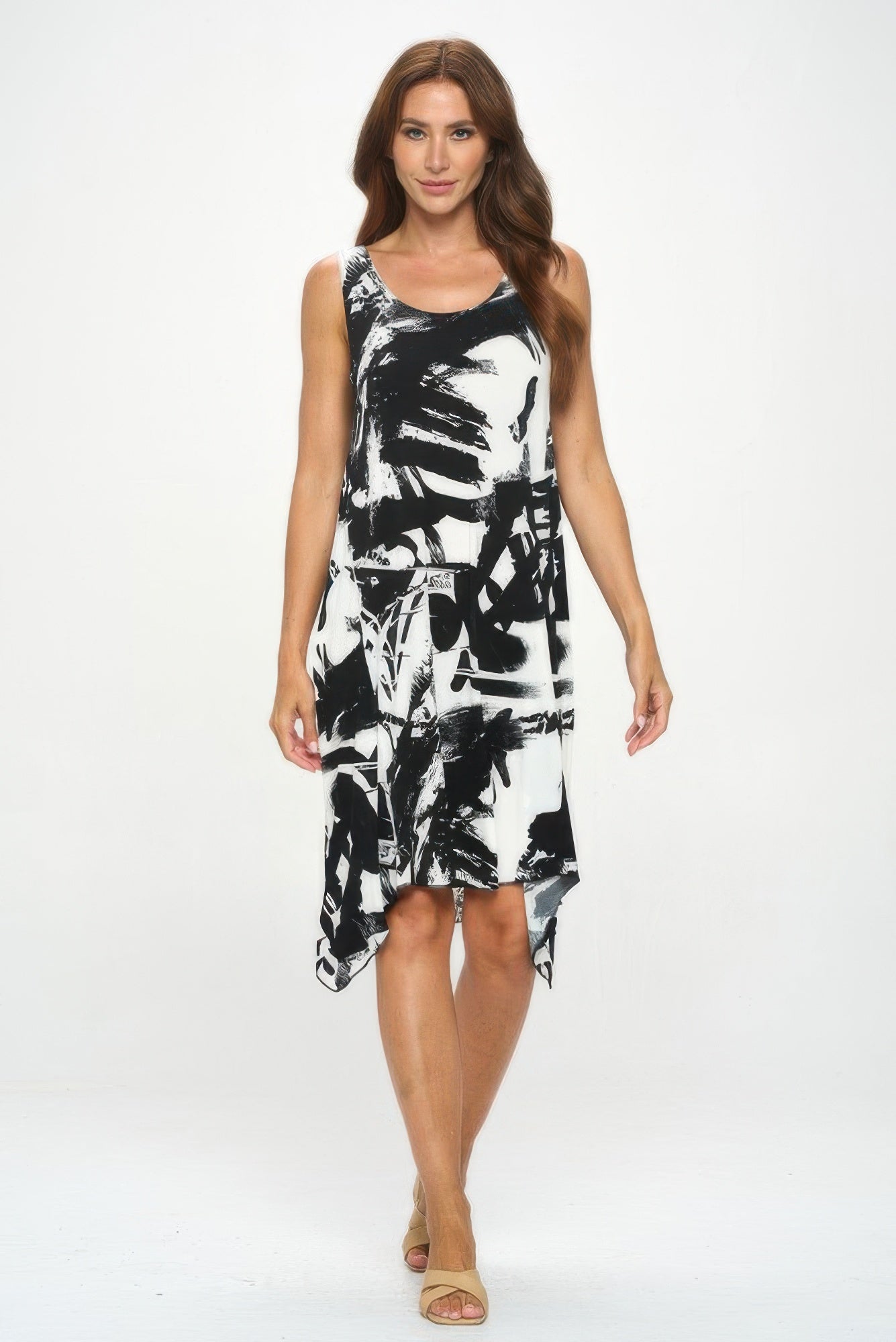 Hit Diamond Side Tank Dress