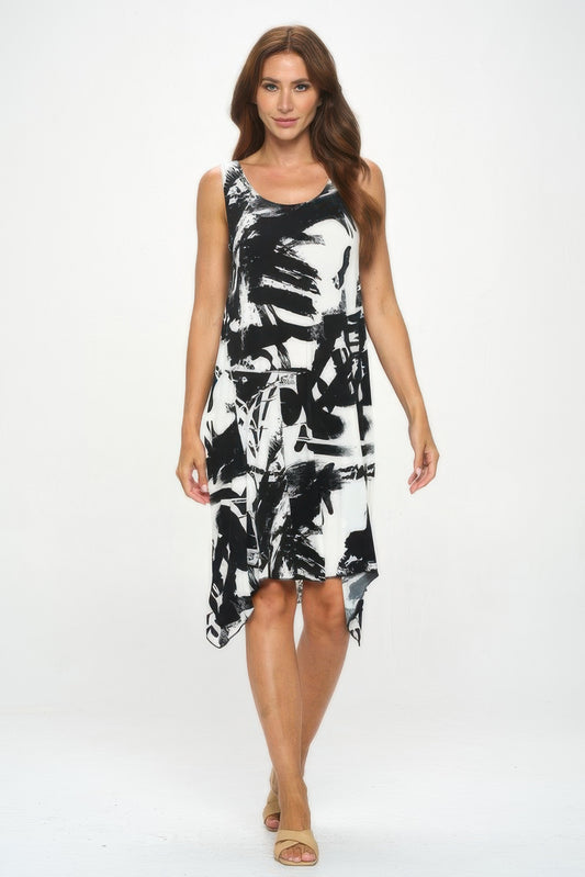 Hit Diamond Side Tank Dress