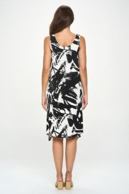 Hit Diamond Side Tank Dress