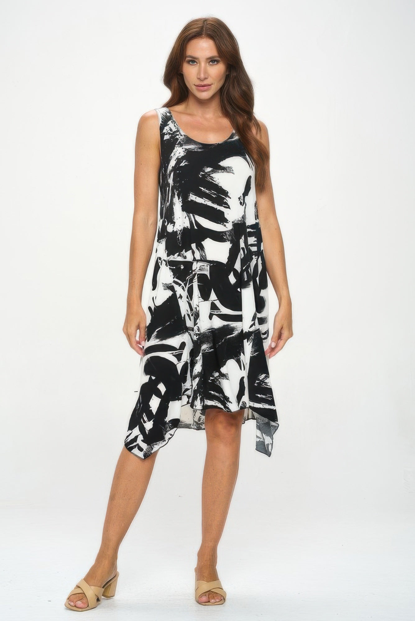 Hit Diamond Side Tank Dress