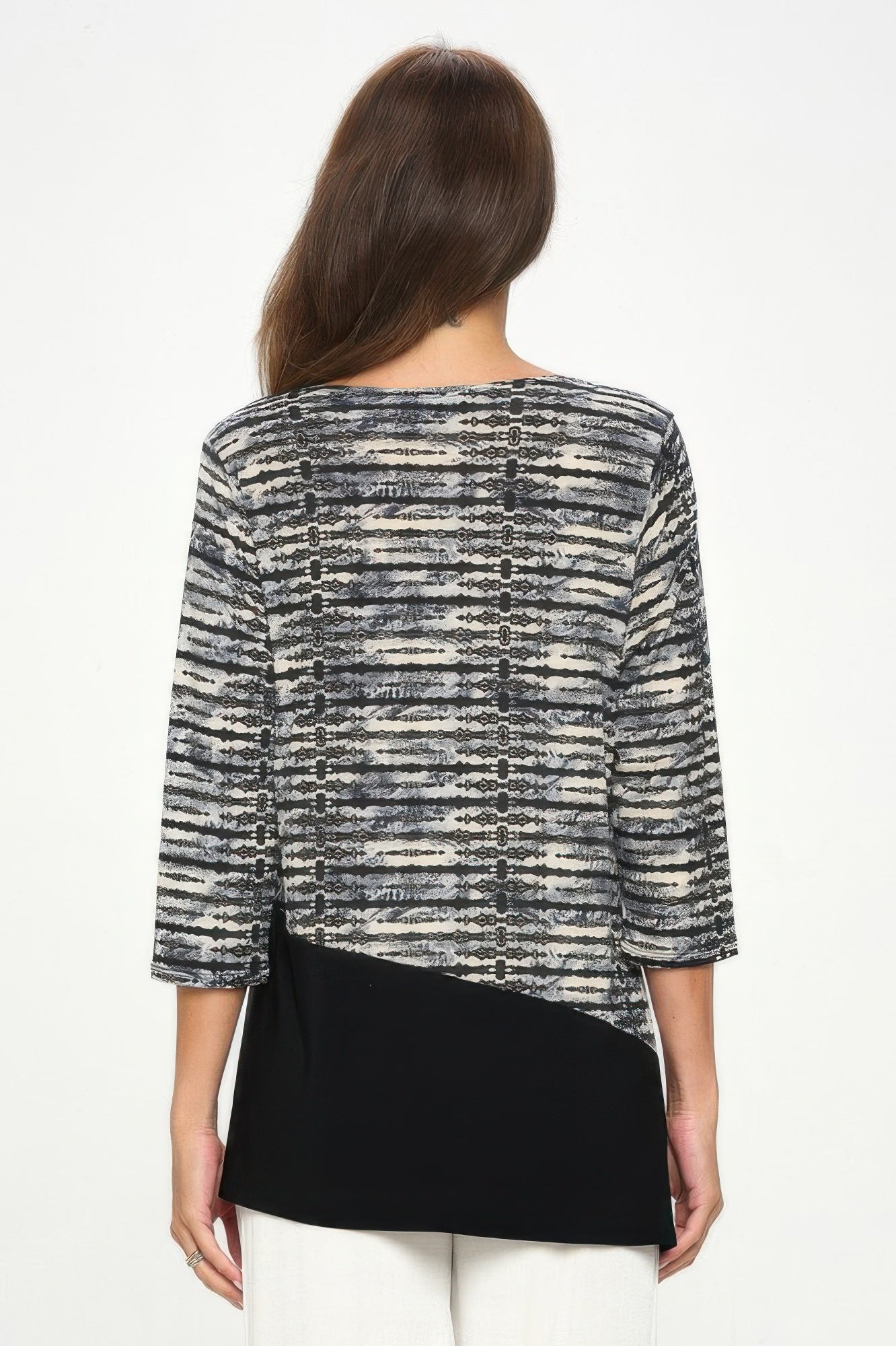 Round Neck Quarter Sleeve Top