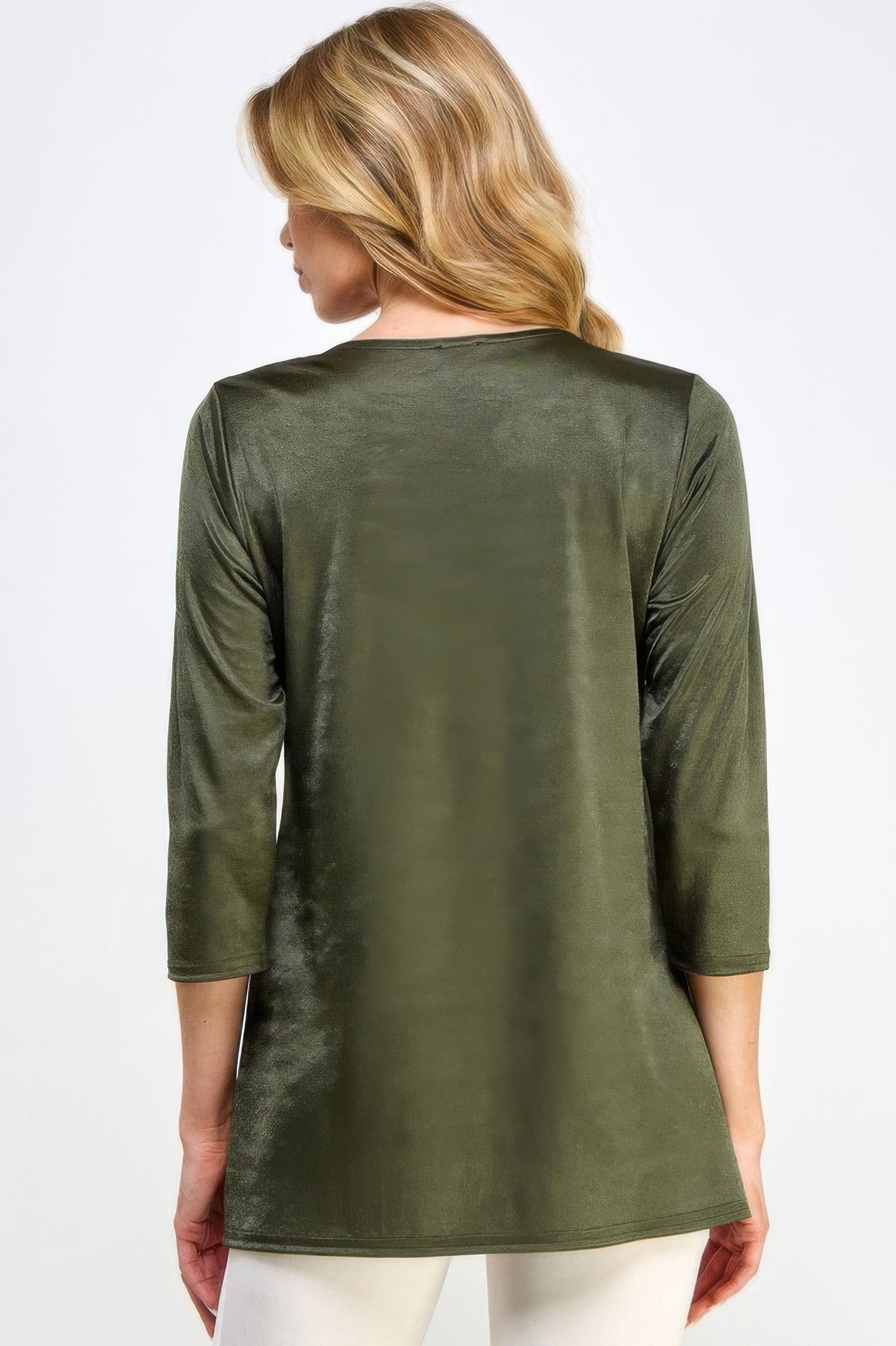 Washed Satin Elegance Top