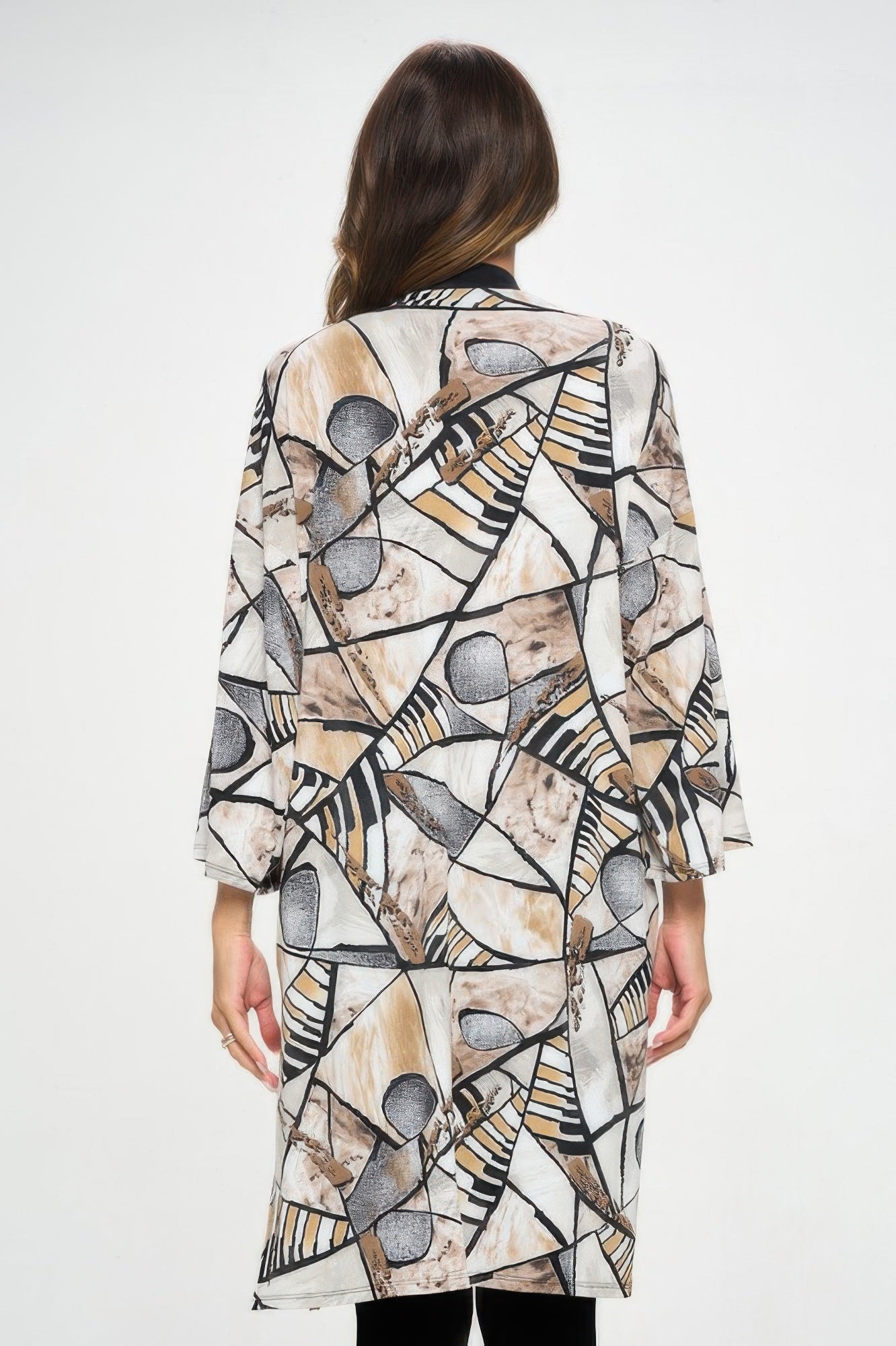 Long contrast Jacket