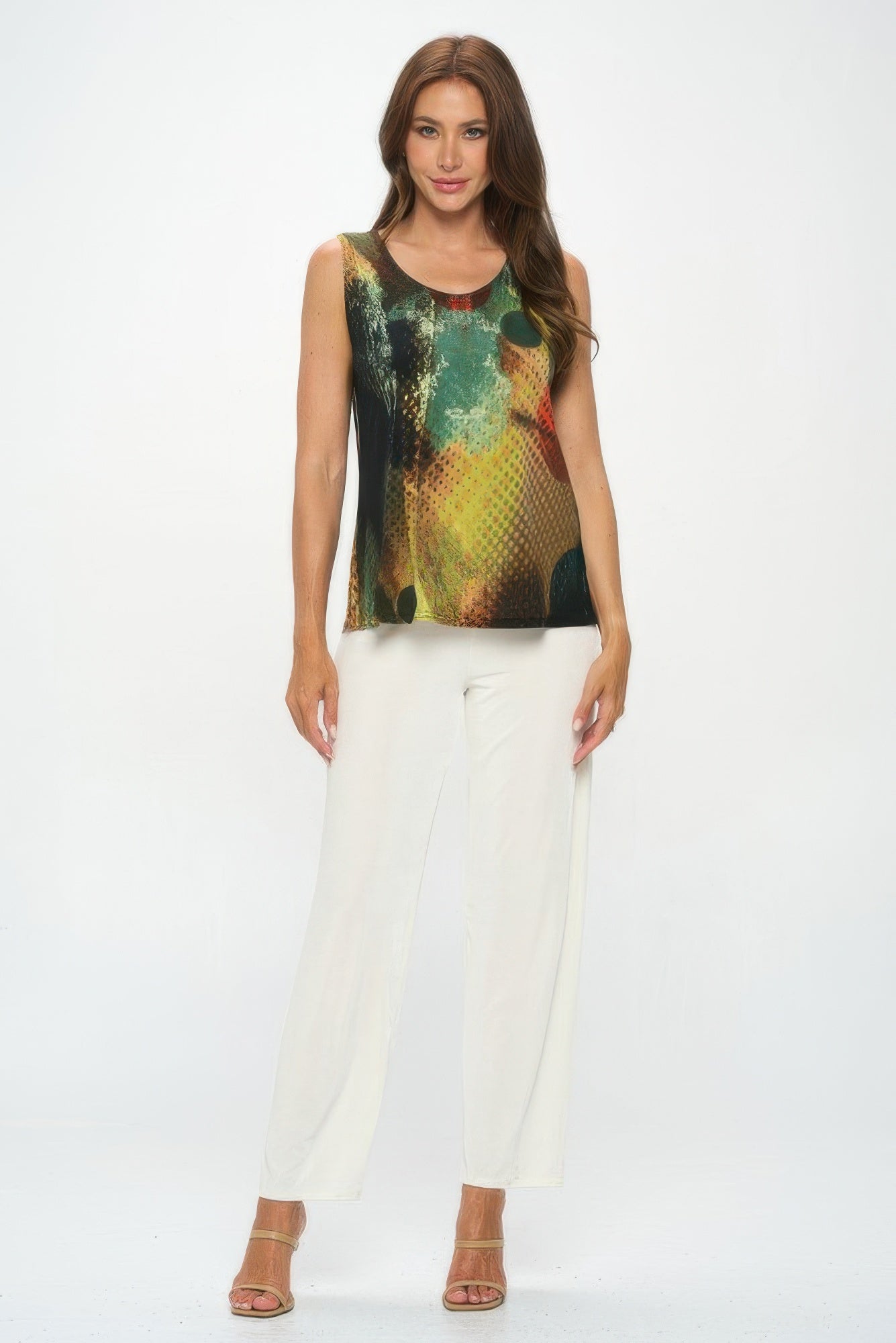 HIT Print Sleeveless Tank Top