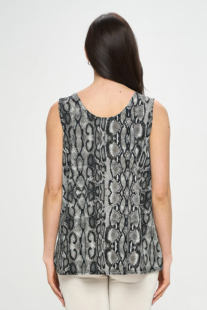 Hit Print Sleeveless Tank Top