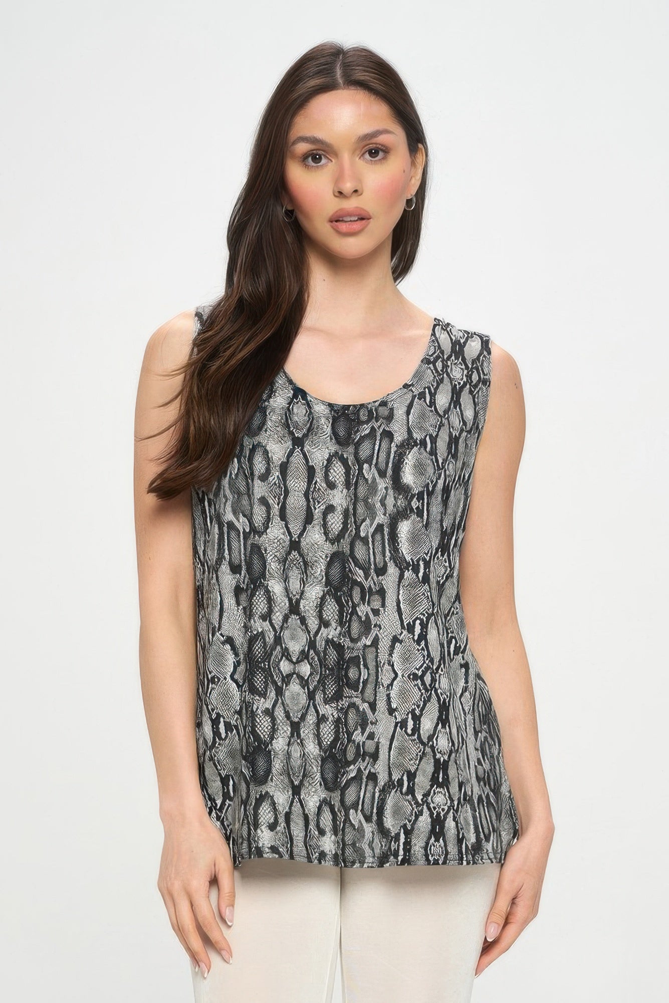 Hit Print Sleeveless Tank Top