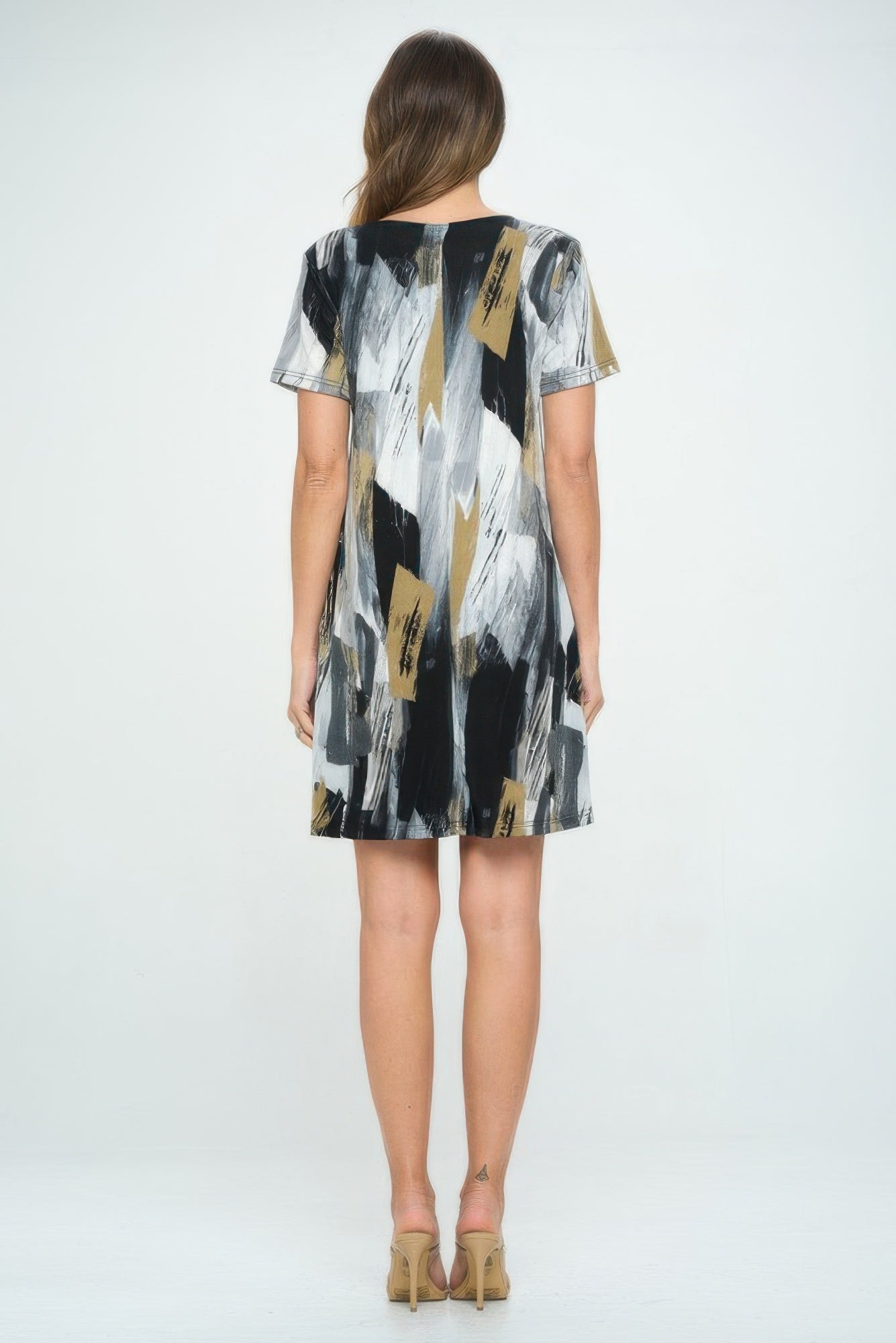 Plus Size Print Bns Missy Dress