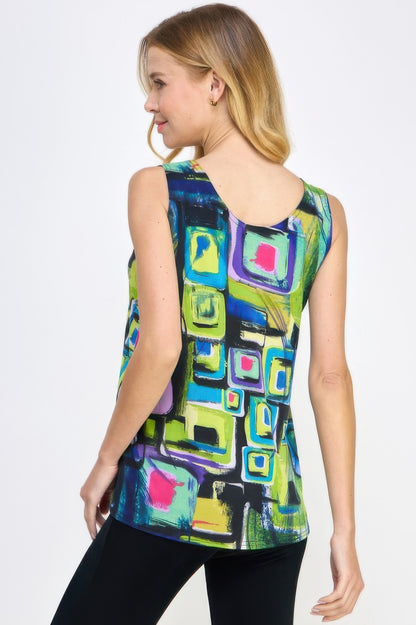 Hit Print Sleeveless Tank Top