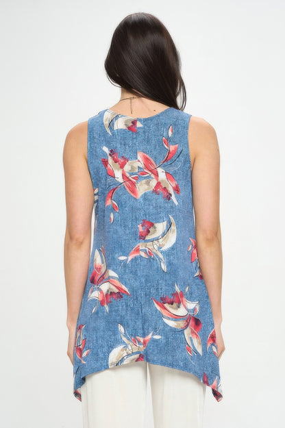 Hit Handkerchief Hem Tank