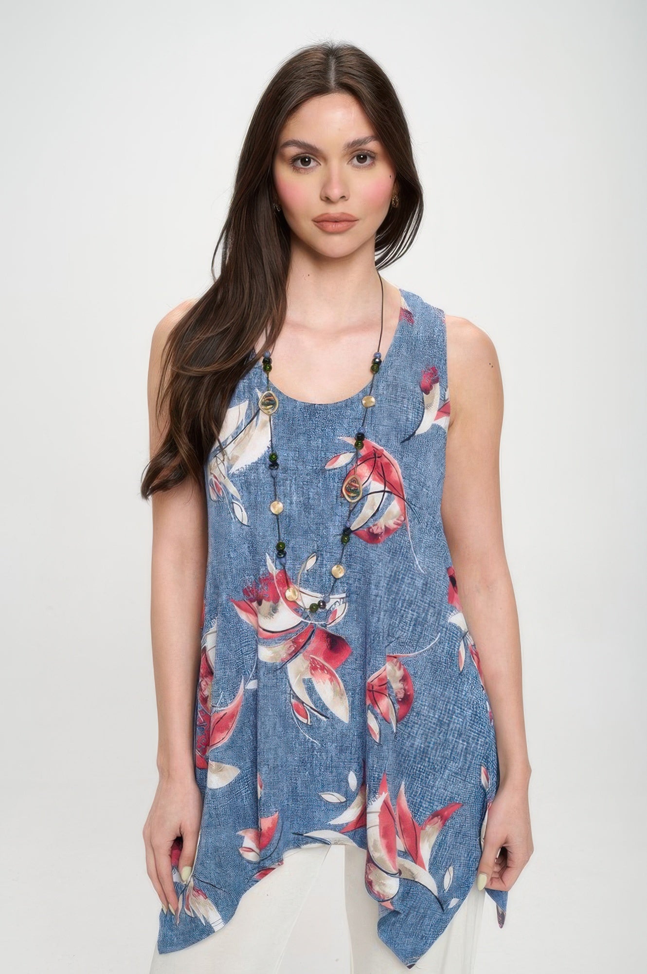 Hit Handkerchief Hem Tank