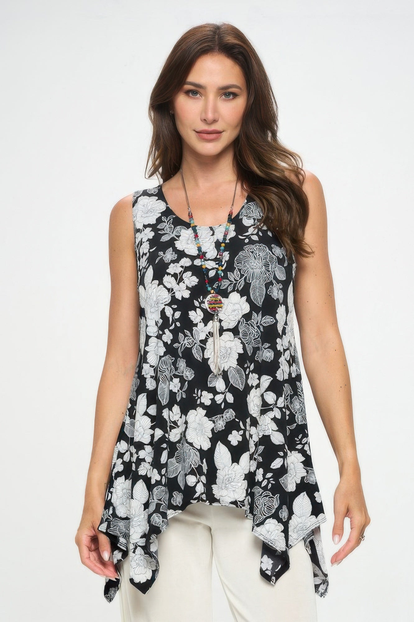 Hit Handkerchief Hem Tank