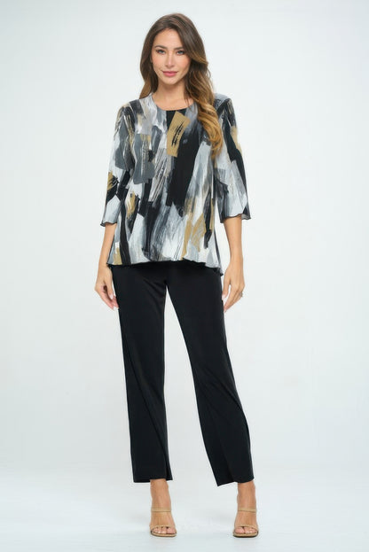 Plus Size Bns Print Missy Top