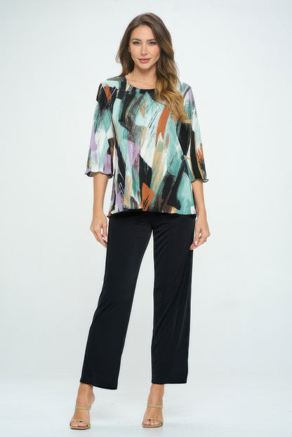 Plus Size Bns Print Missy Top