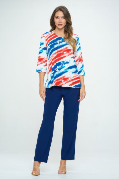 Plus Size Bns Print Missy Top