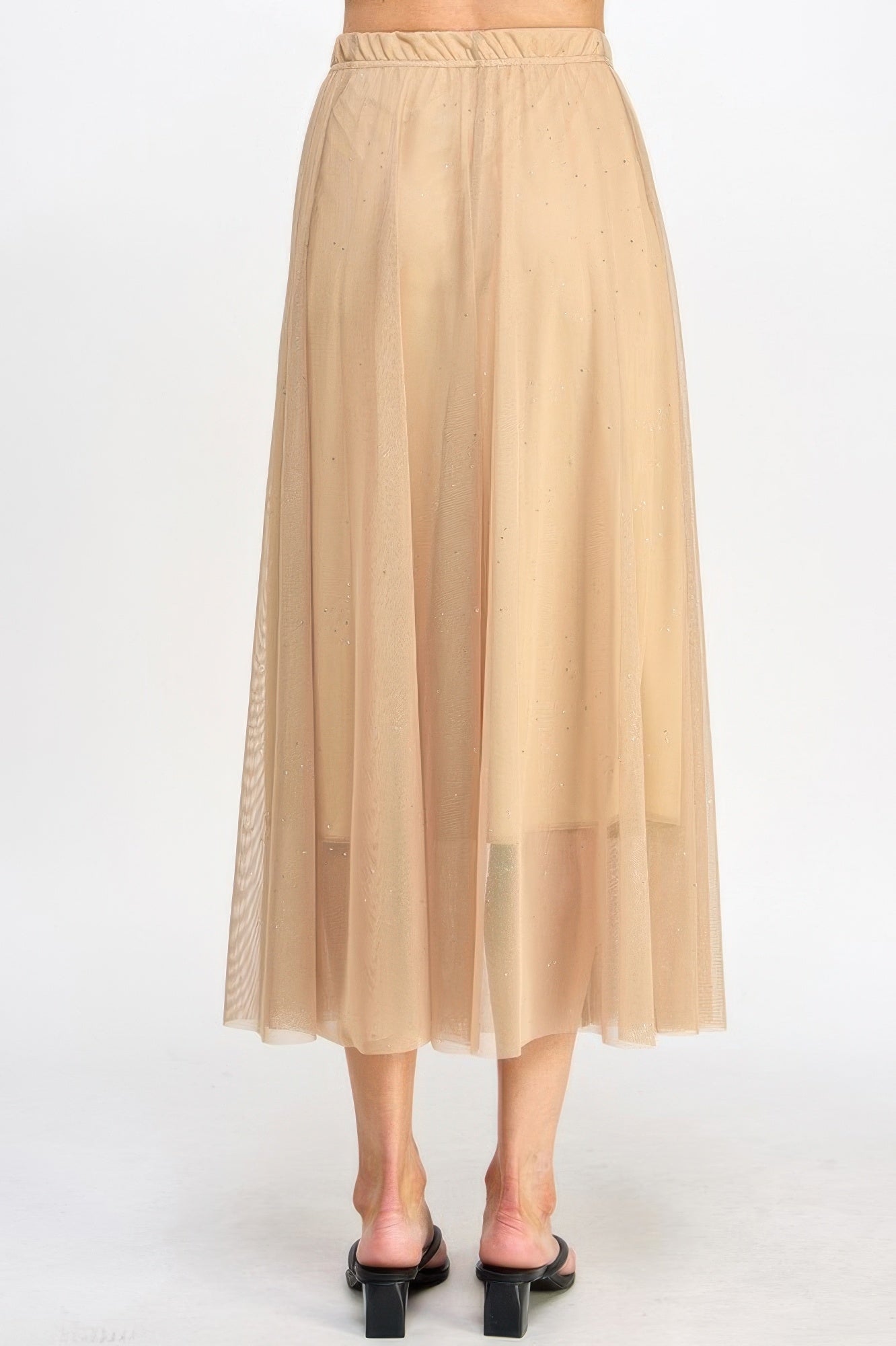 Mesh Glitter Skirt