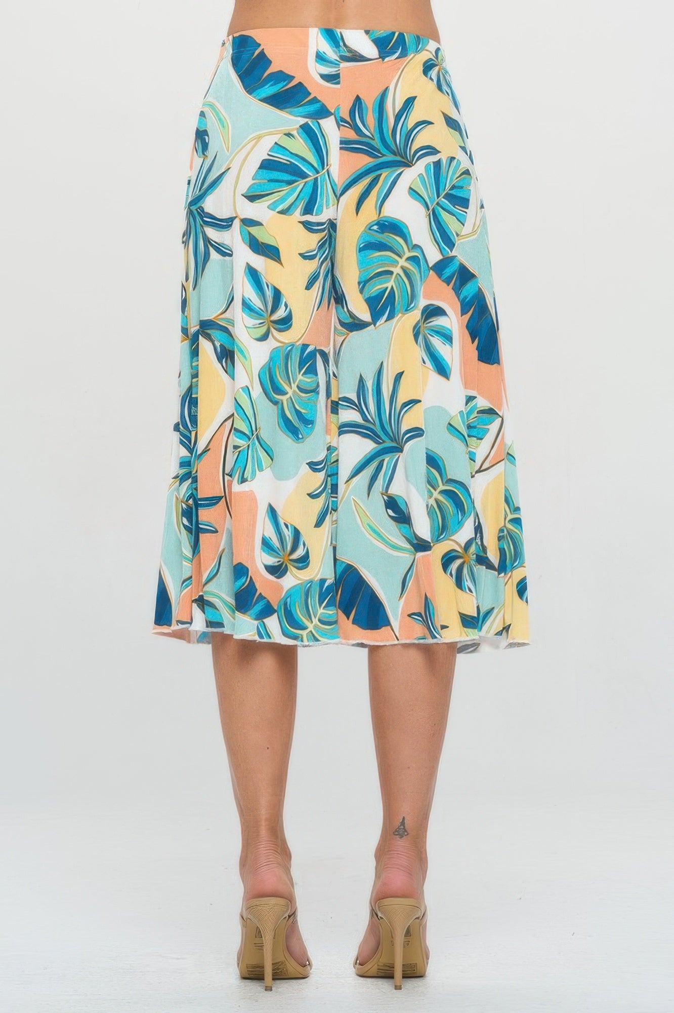 Bns Print Gaucho Pants