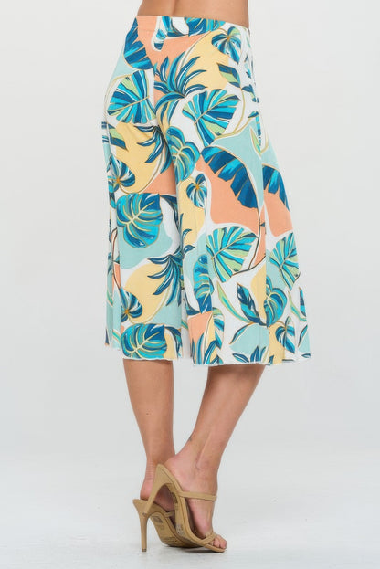 Bns Print Gaucho Pants
