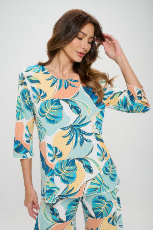 Plus Sizes Bns Print Missy Top