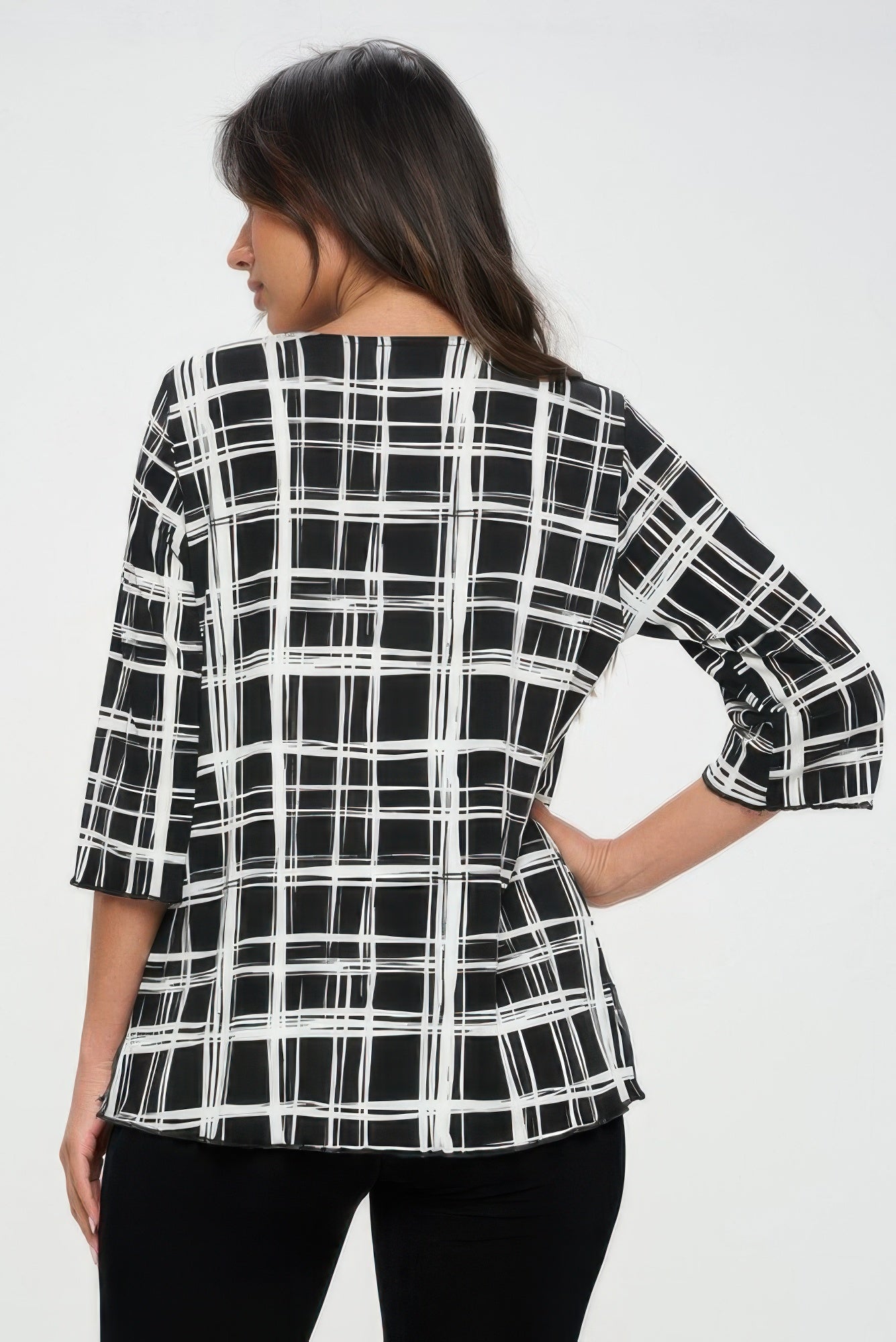 Plus Sizes Bns Print Missy Top