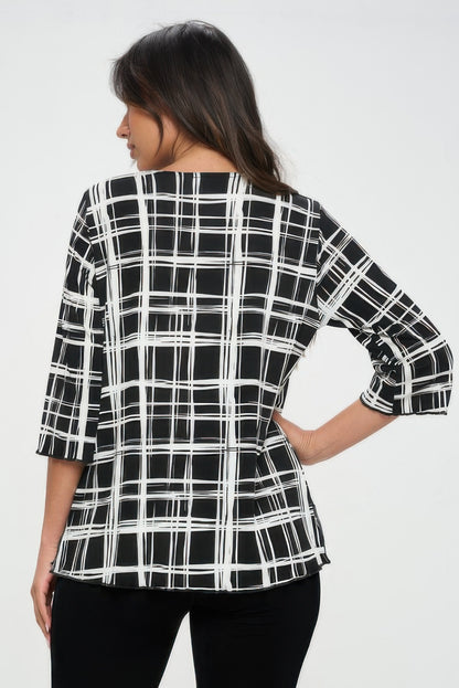 Plus Sizes Bns Print Missy Top