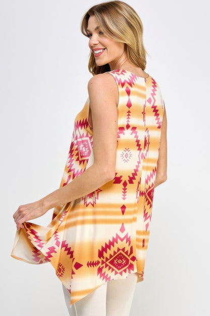 Hit Handkerchief Hem Tank