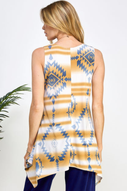 Hit Handkerchief Hem Tank