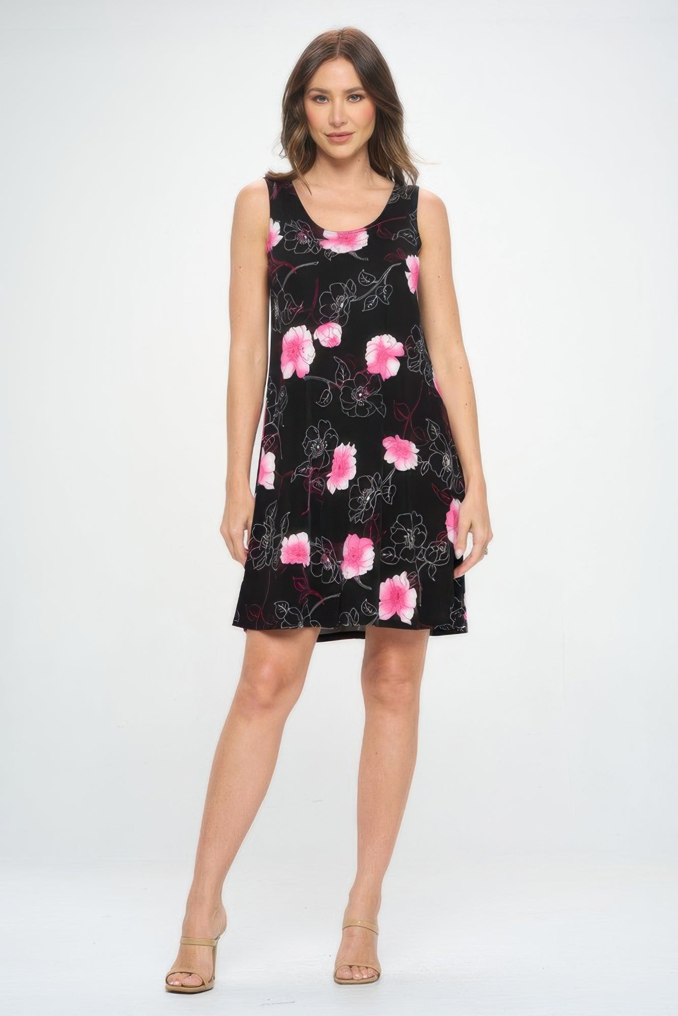 Print Short Tank Dress