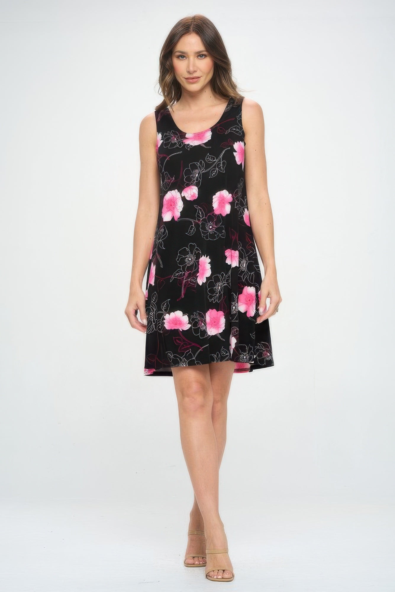 Print Short Tank Dress
