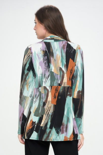 Bns Print Mid Cut Jacket