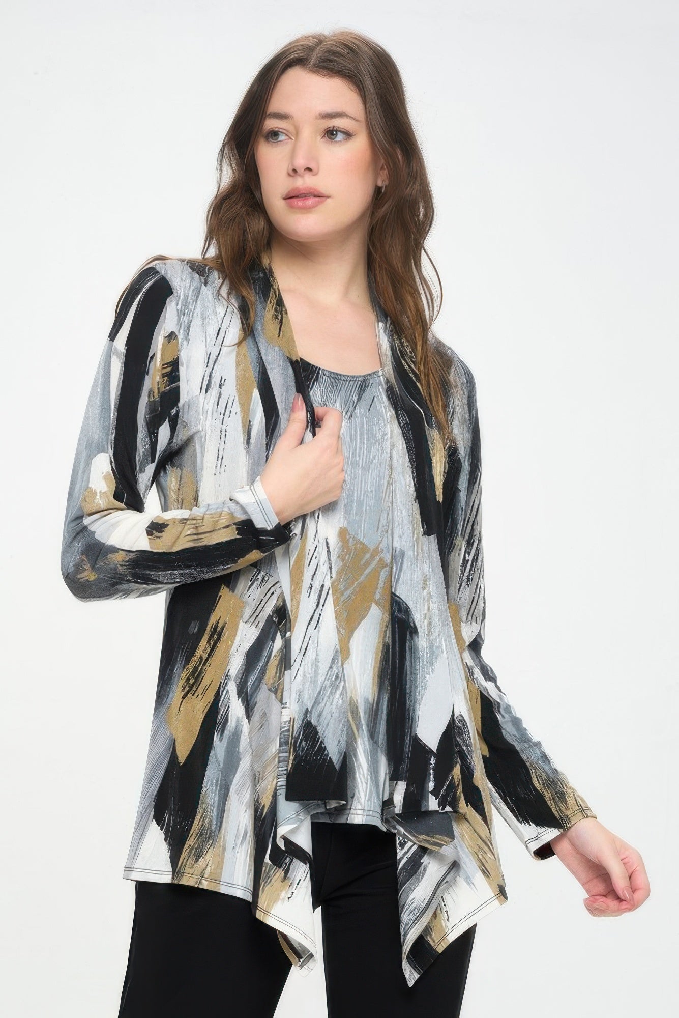 Bns Print Mid Cut Jacket
