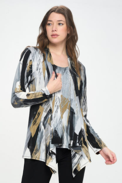 Bns Print Mid Cut Jacket