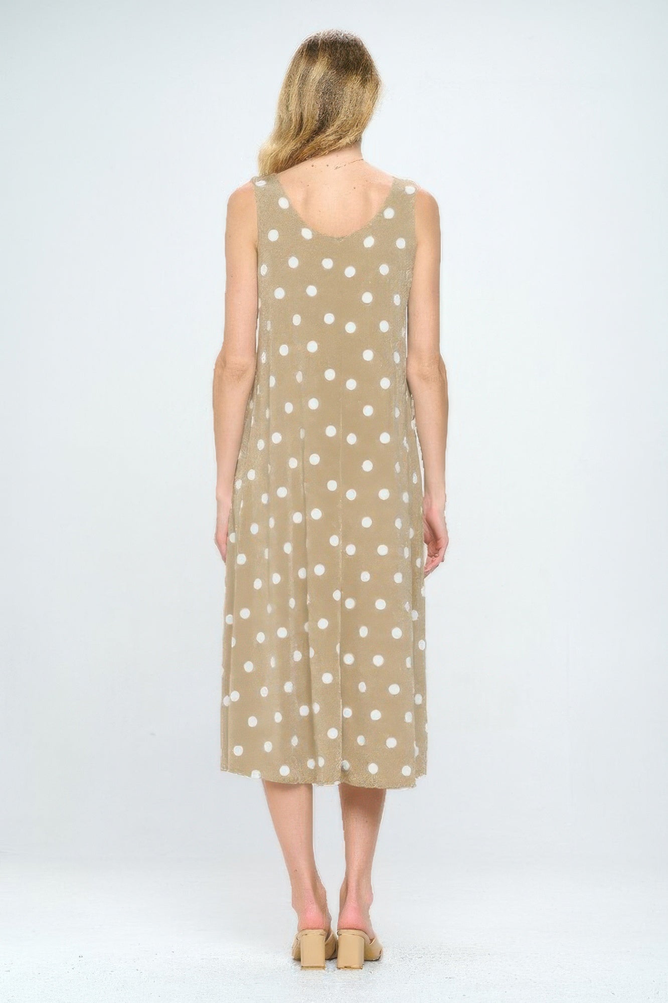 Plus Size Sleeveless Round-neckline Long Dress