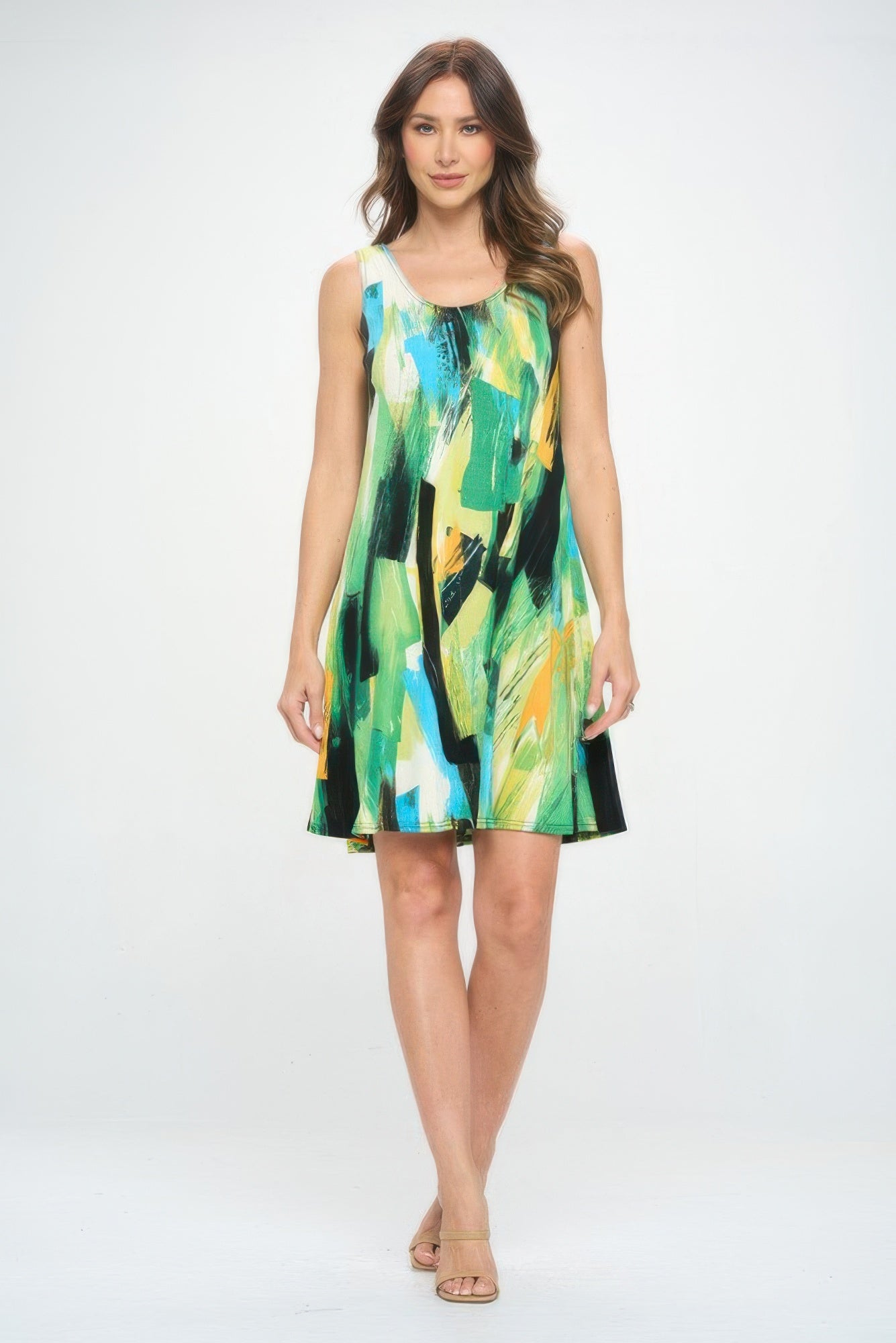 Plus Size Bns Print Missy Tank Dress