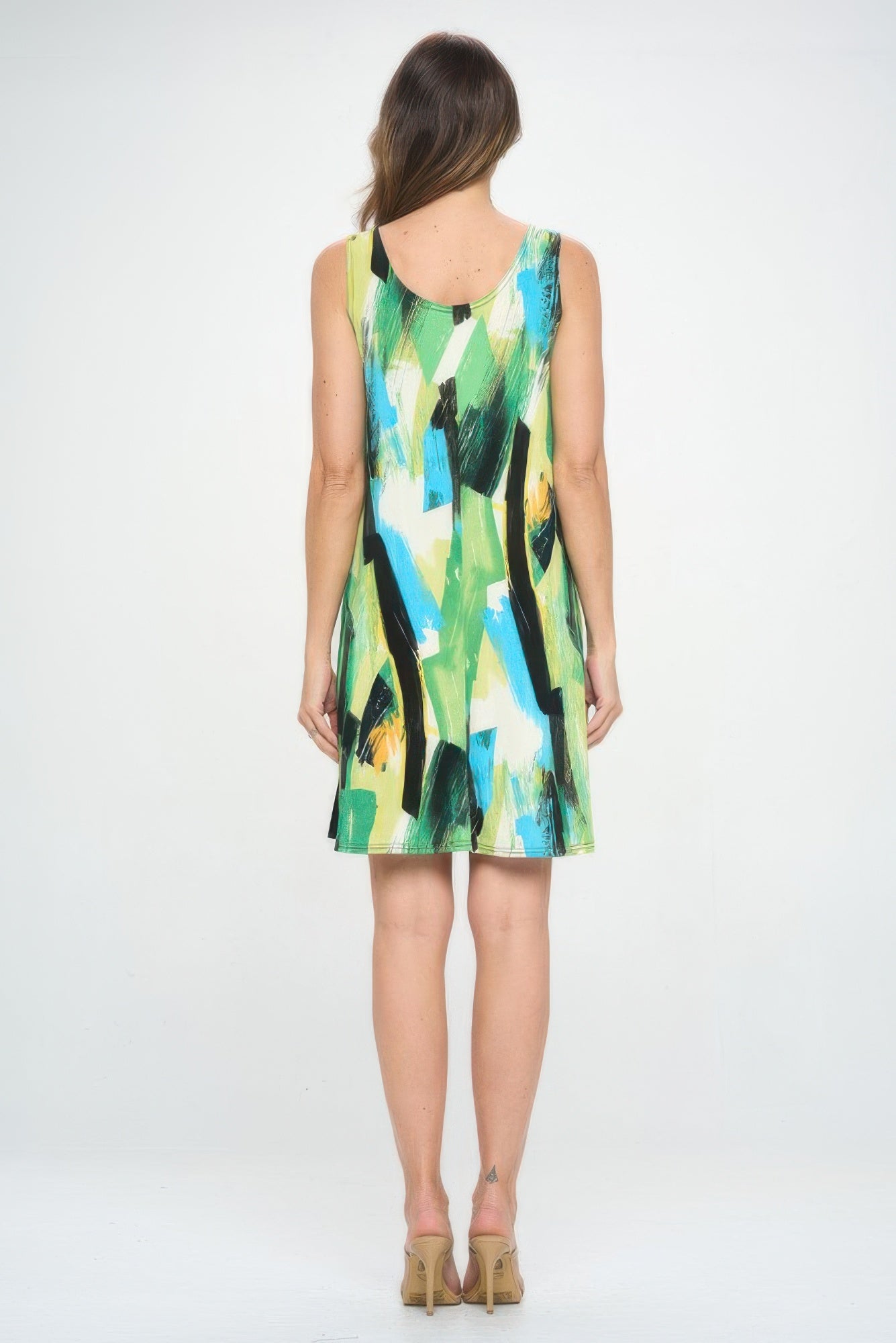 Plus Size Bns Print Missy Tank Dress