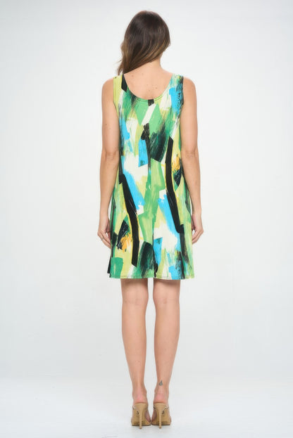 Plus Size Bns Print Missy Tank Dress