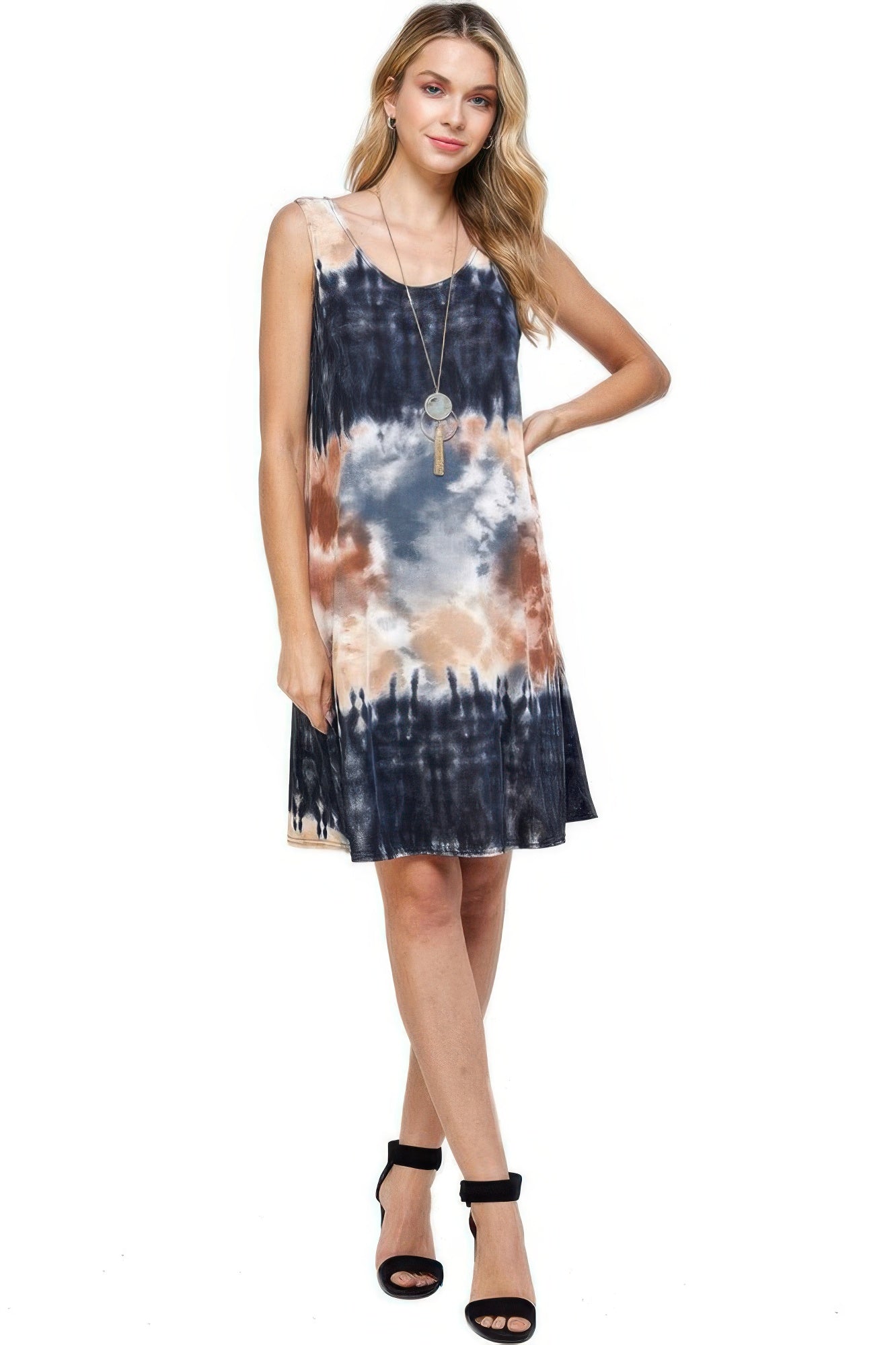 Plus Size Print Missy Dress Short Sleeve
