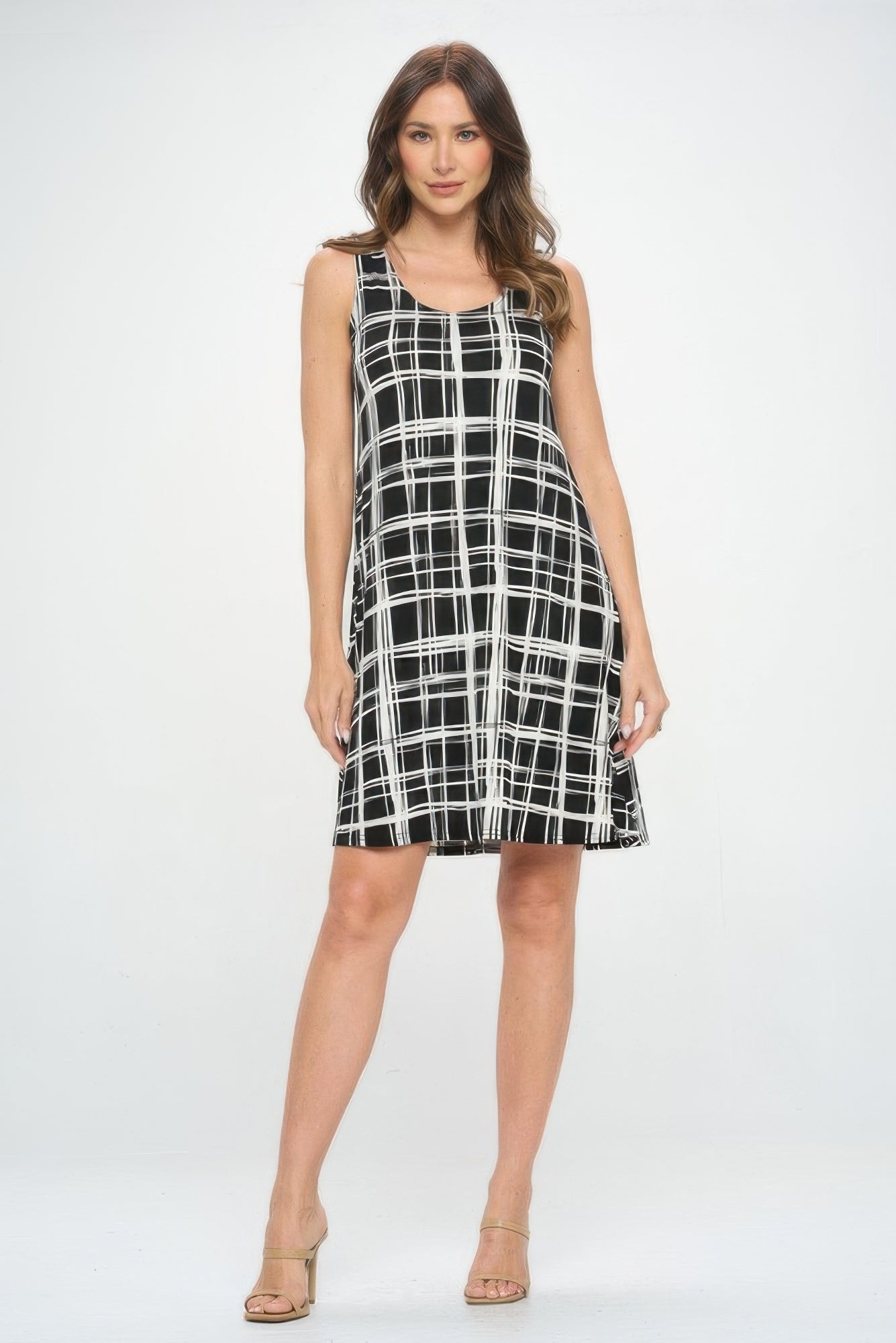 Print Short Tank Dress