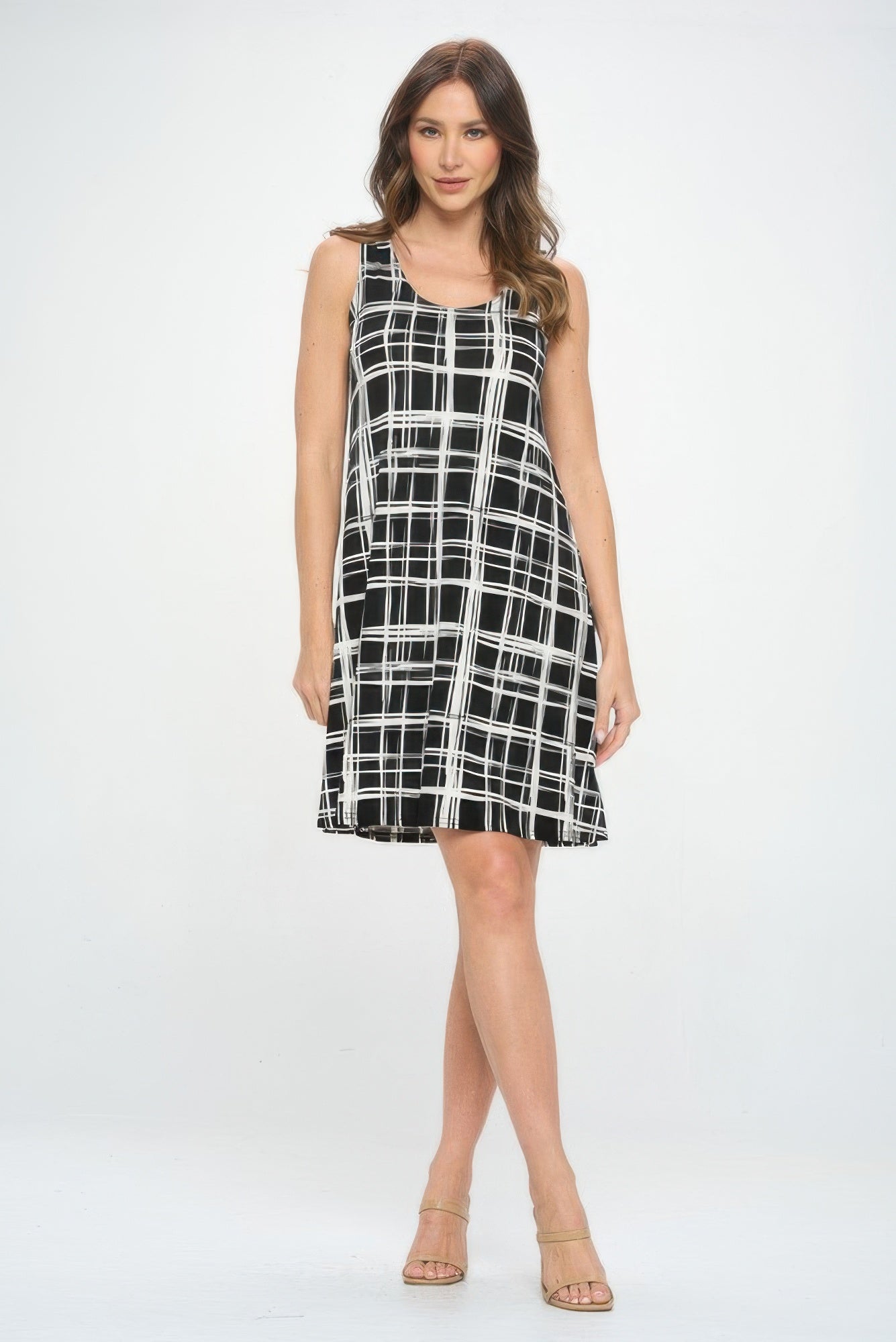 Print Short Tank Dress