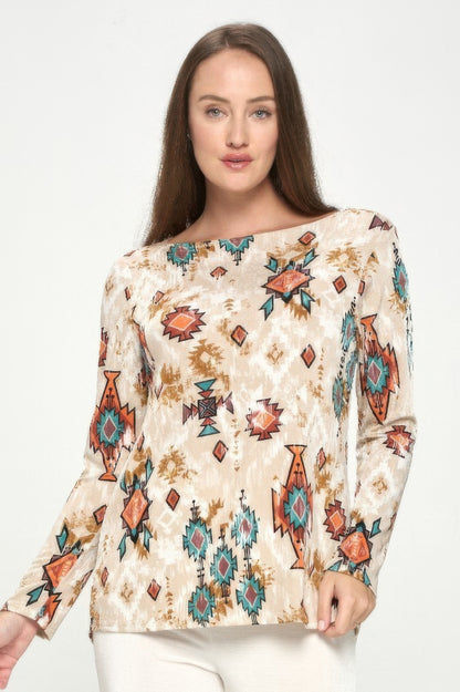 Bns Boat Neckline High And Low Top