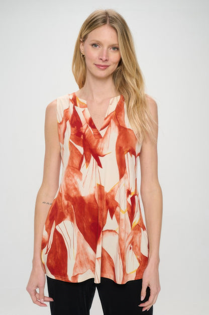 Hit Notch Neck Tank Top