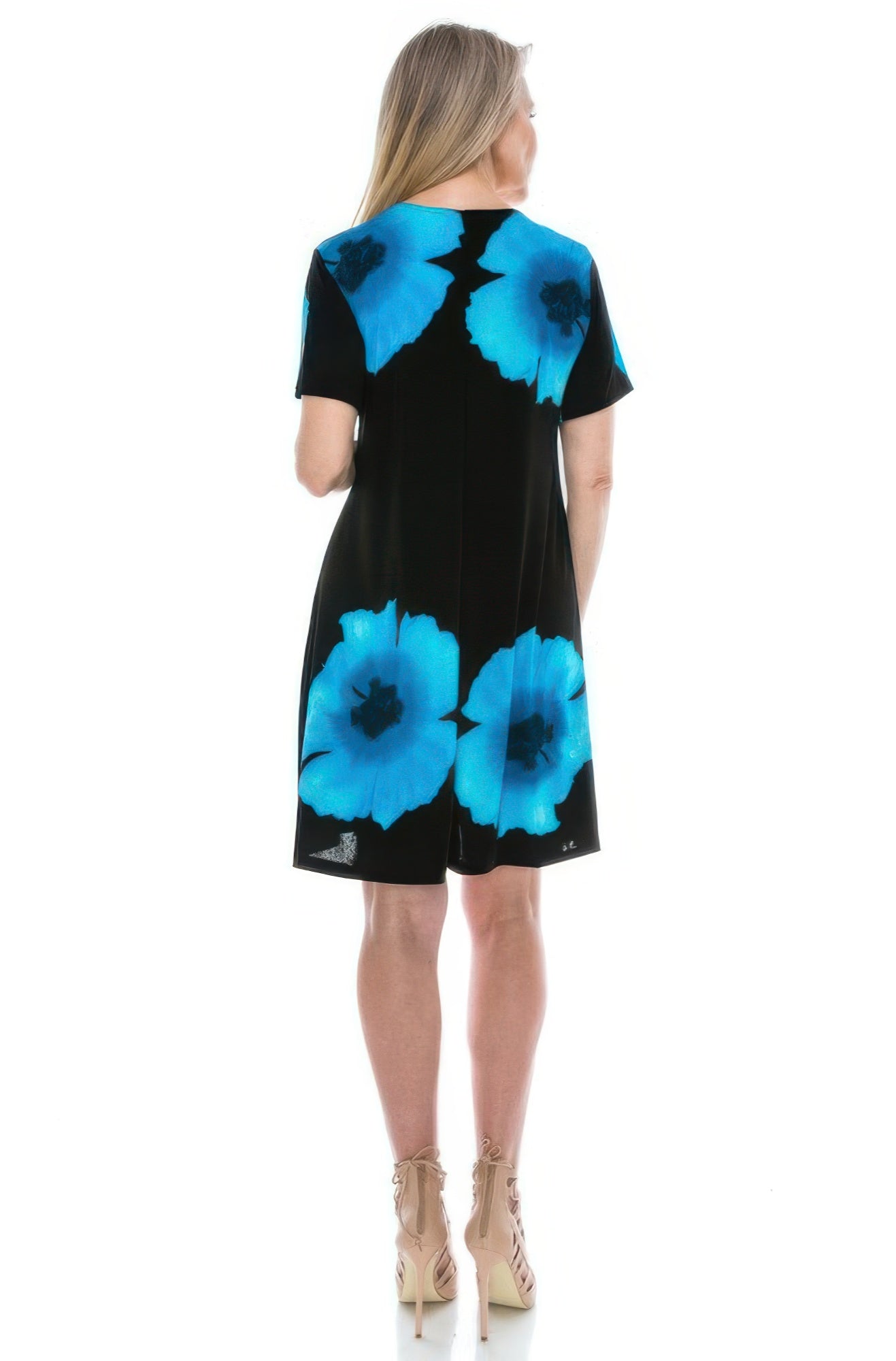 Plus Size Print Missy Dress Short Sleeve