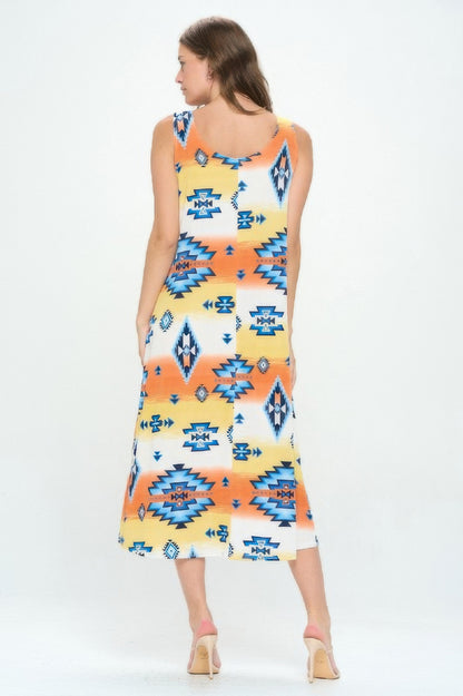Sleeveless And Soft Round-neckline Long