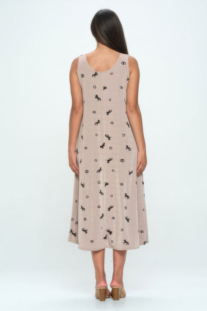 Bns Print Tank Long Dress