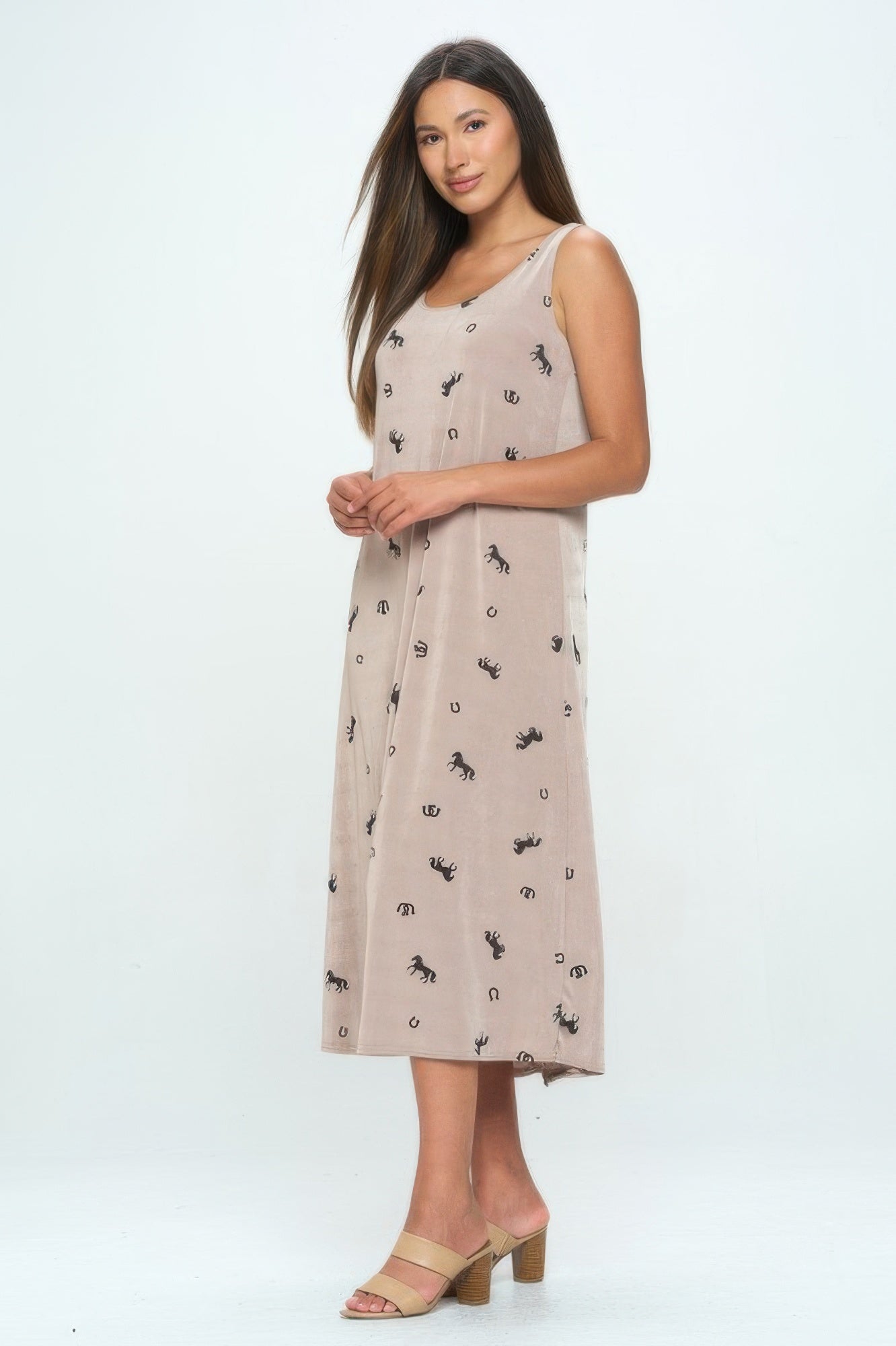 Bns Print Tank Long Dress