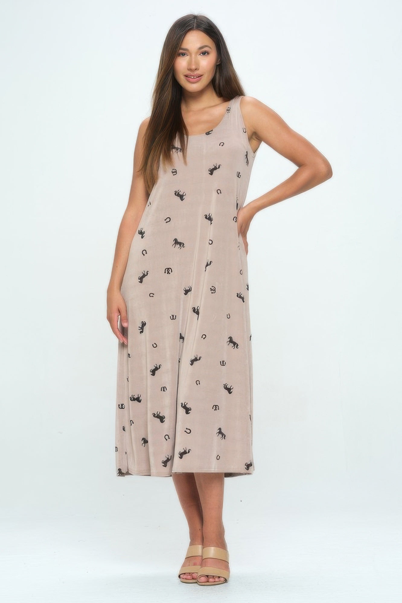 Bns Print Tank Long Dress