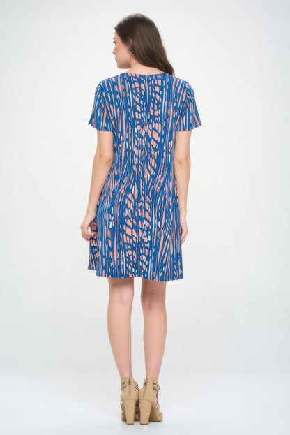 Hit Print Missy Dress