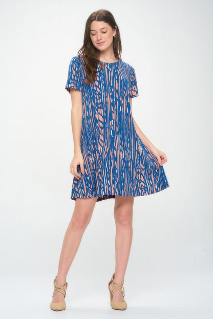 Hit Print Missy Dress
